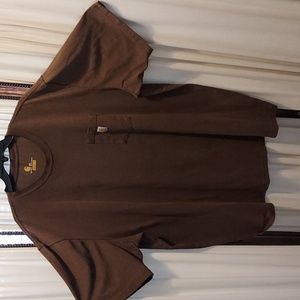 Men's Brown Carhartt t-shirt 3xl
